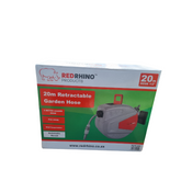 RED RHINO RETRACTABLE HOSE REEL 20M